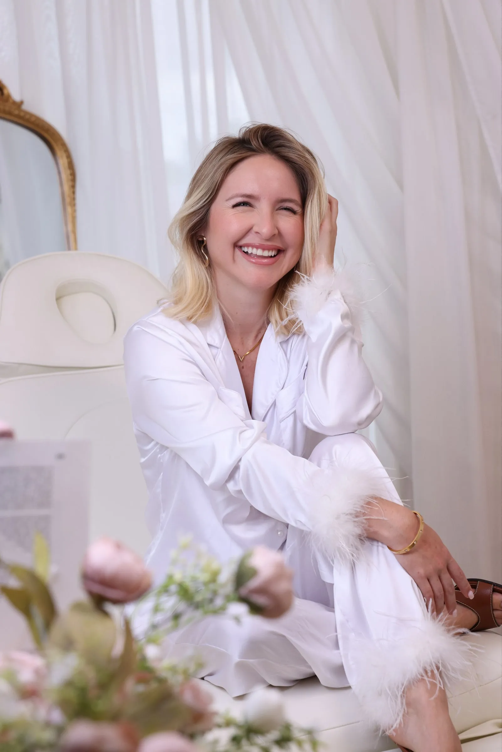 A Dermabless client in the Miami studio.