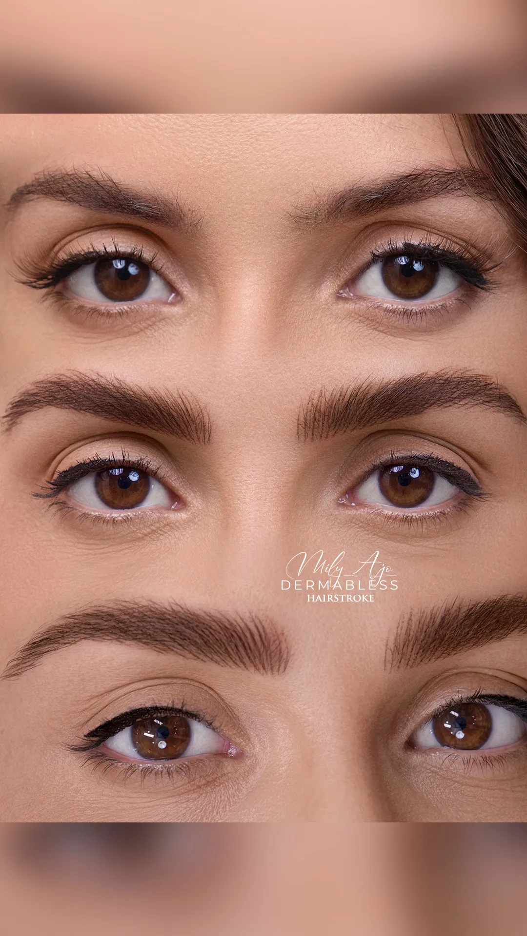 Hyperrealistic Nano Strokes brows by Mily Ajo at Dermabless, photo 2